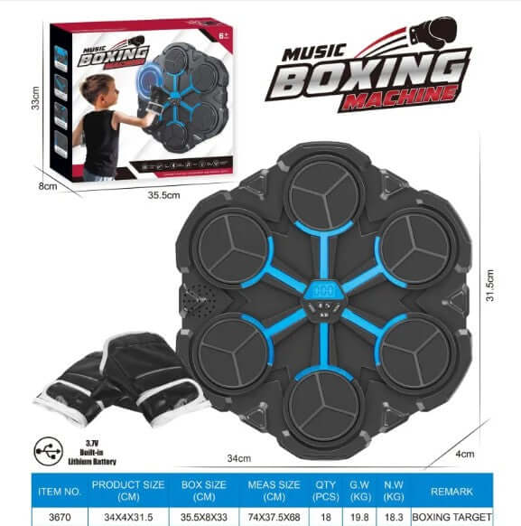 Boxing Target Machine reflex training session