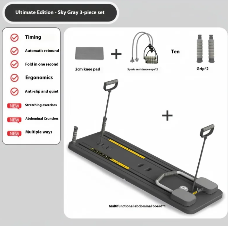 Household Abdominal Wheel Fitness Board durable design