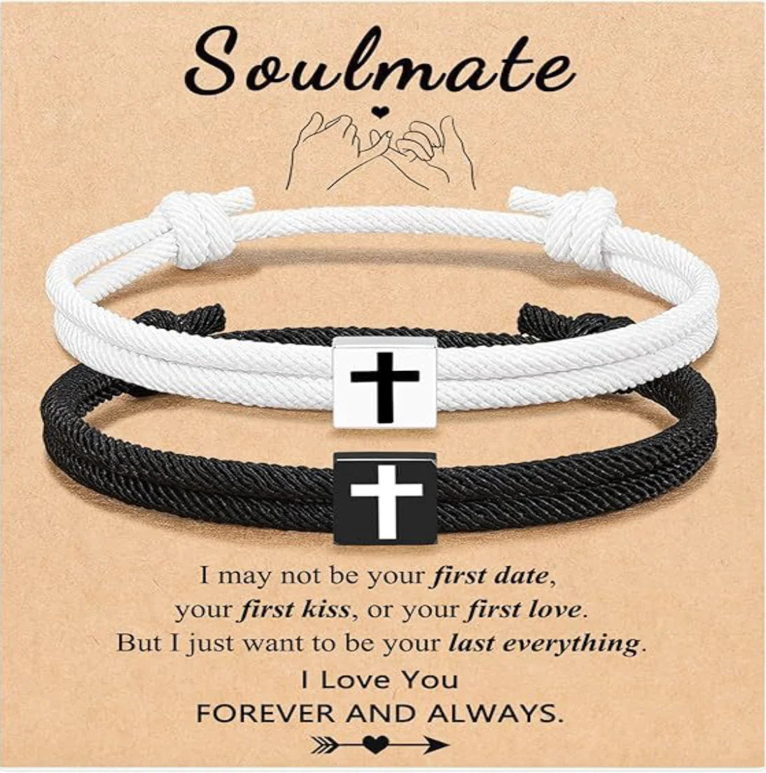 Milan Rope Braided Cross Bracelet