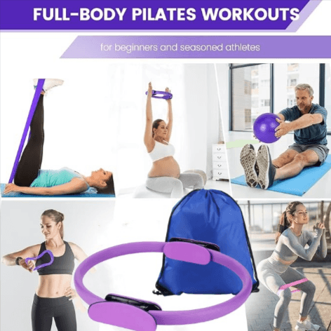13-Piece Yoga &amp; Pilates Set portable fitness kit