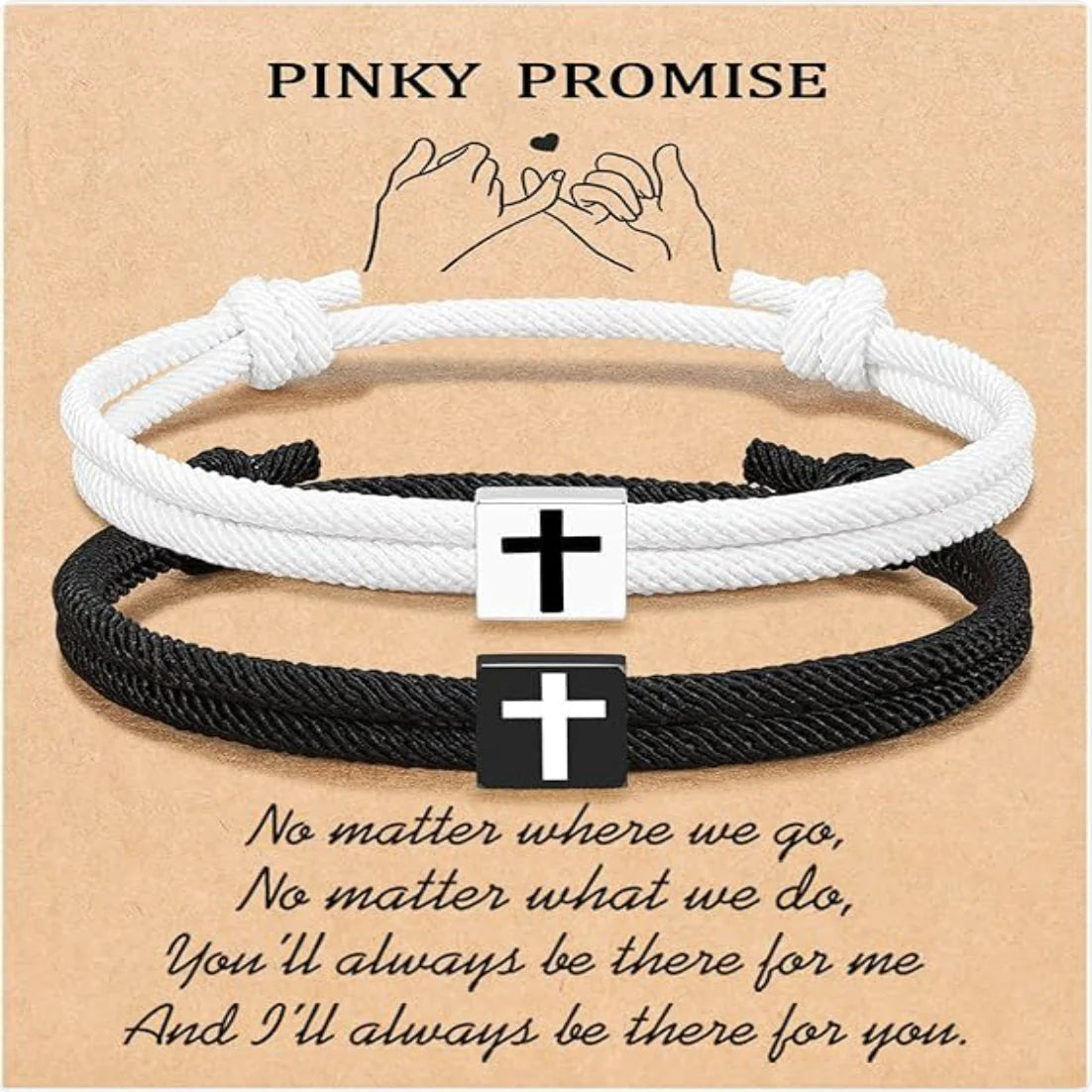 Milan Rope Braided Cross Bracelet