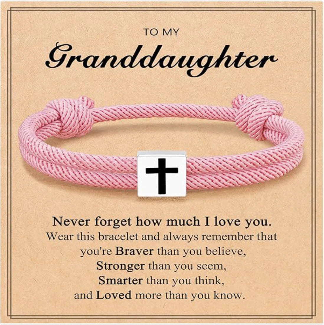 Milan Rope Braided Cross Bracelet