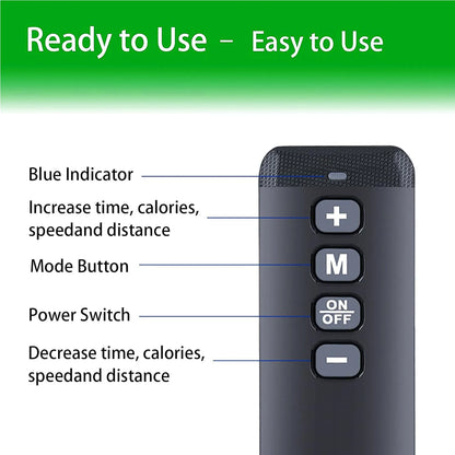 Remote Control Fit for Walking Pad Q1 Treadmill 32.8FT Range Running Machine Remote Control Replacement Black