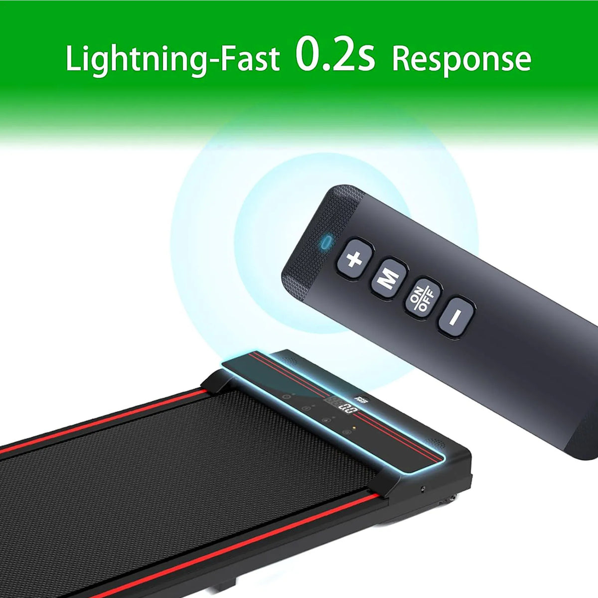 Remote Control Fit for Walking Pad Q1 Treadmill 32.8FT Range Running Machine Remote Control Replacement Black