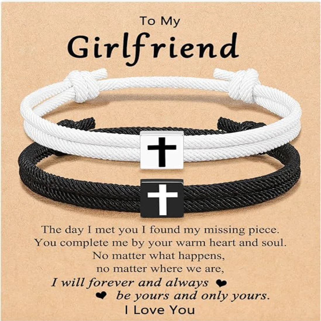 Milan Rope Braided Cross Bracelet