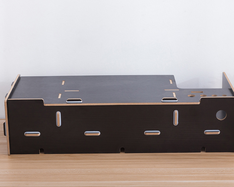 Wooden Desktop Computer Stand and Organizer computer monitor riser