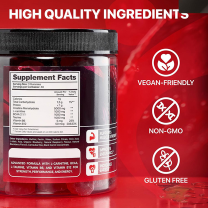 Muscle Boost Gummies fitness supplement