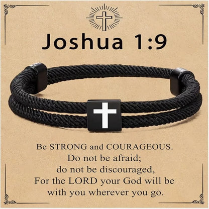 Milan Rope Braided Cross Bracelet
