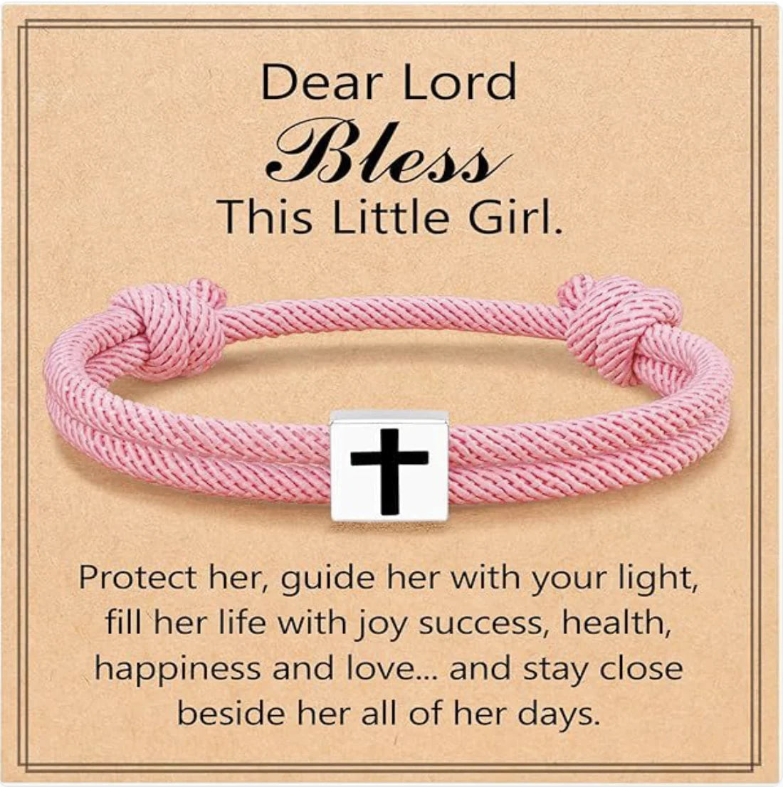 Milan Rope Braided Cross Bracelet